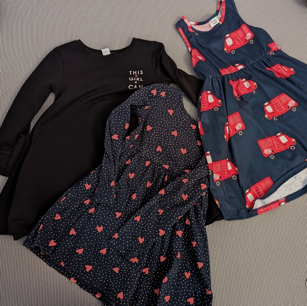 Bundle of girl dresses- size 4-5T